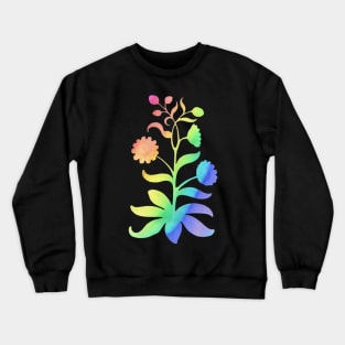 Rainbow flower Crewneck Sweatshirt
